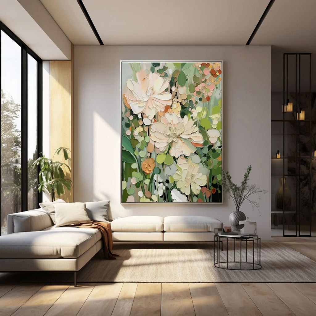 Colorful Painting "Blooming Serenade"
