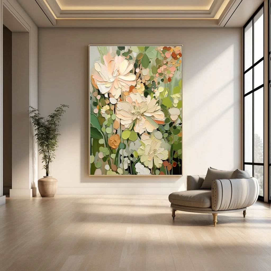 Colorful Painting "Blooming Serenade"