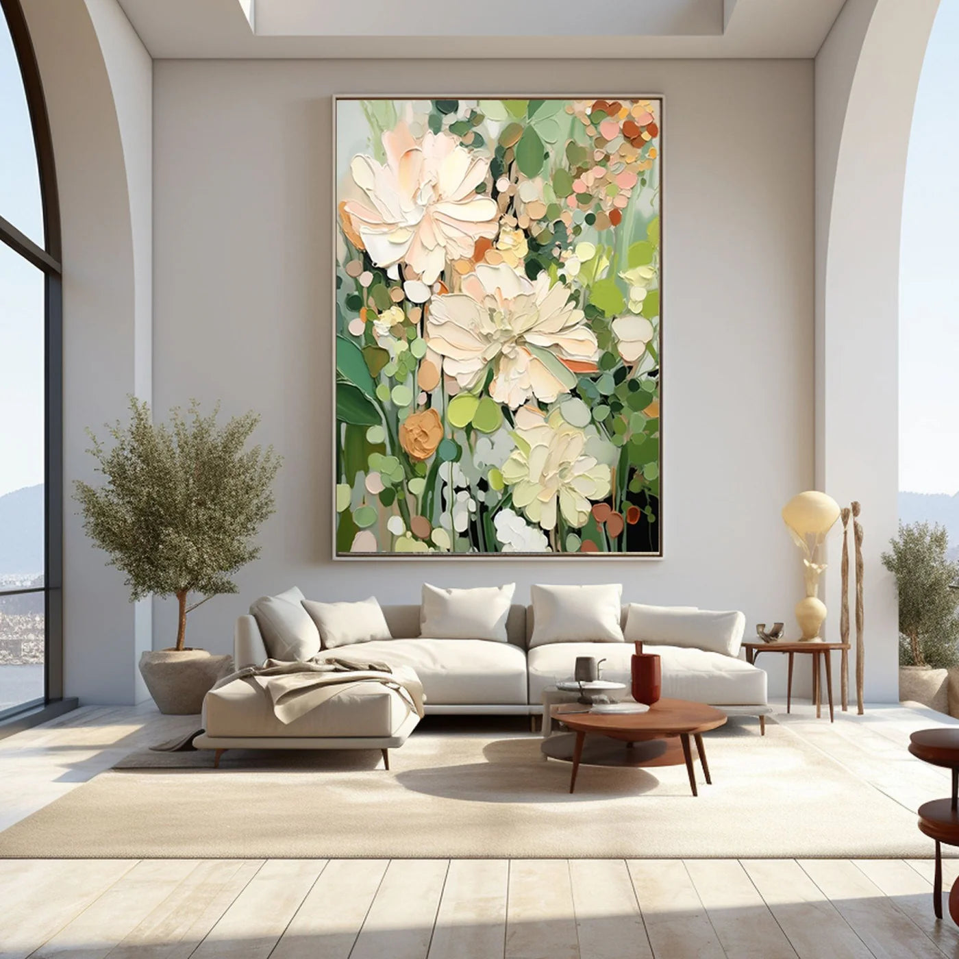 Colorful Painting "Blooming Serenade"