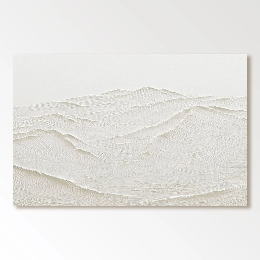 Plaster Painting "Ethereal Ridges"